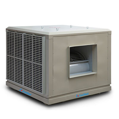 Tipo più fresco evaporativo industriale dispositivo di raffreddamento di aria 60000M3/H 15kW del ventilatore centrifugo montato tetto