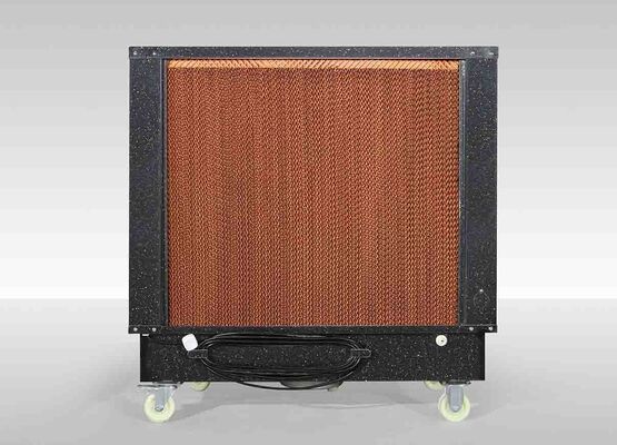 0.37kw dispositivo di raffreddamento di aria mobile di acciaio inossidabile del nero del dispositivo di raffreddamento evaporativo 120L per l'officina